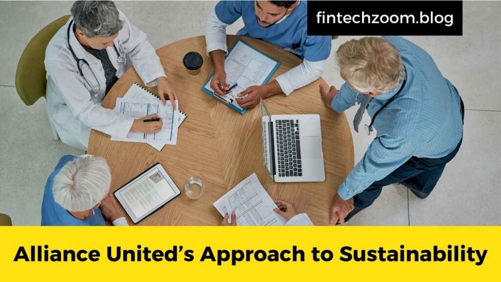 Alliance United’s Approach to Sustainability