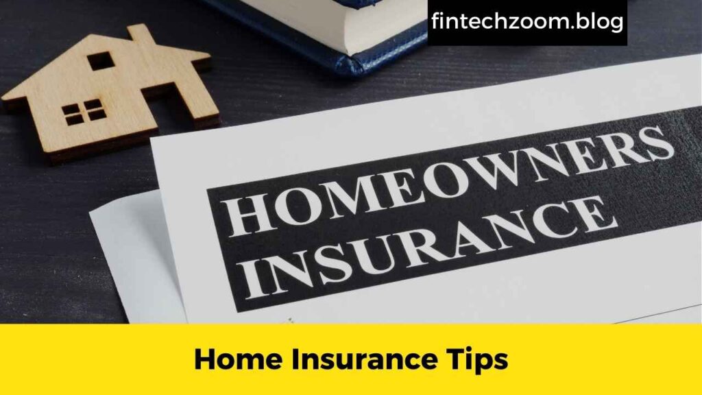 Home Insurance Tips