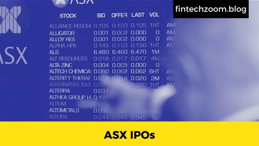 ASX IPOs