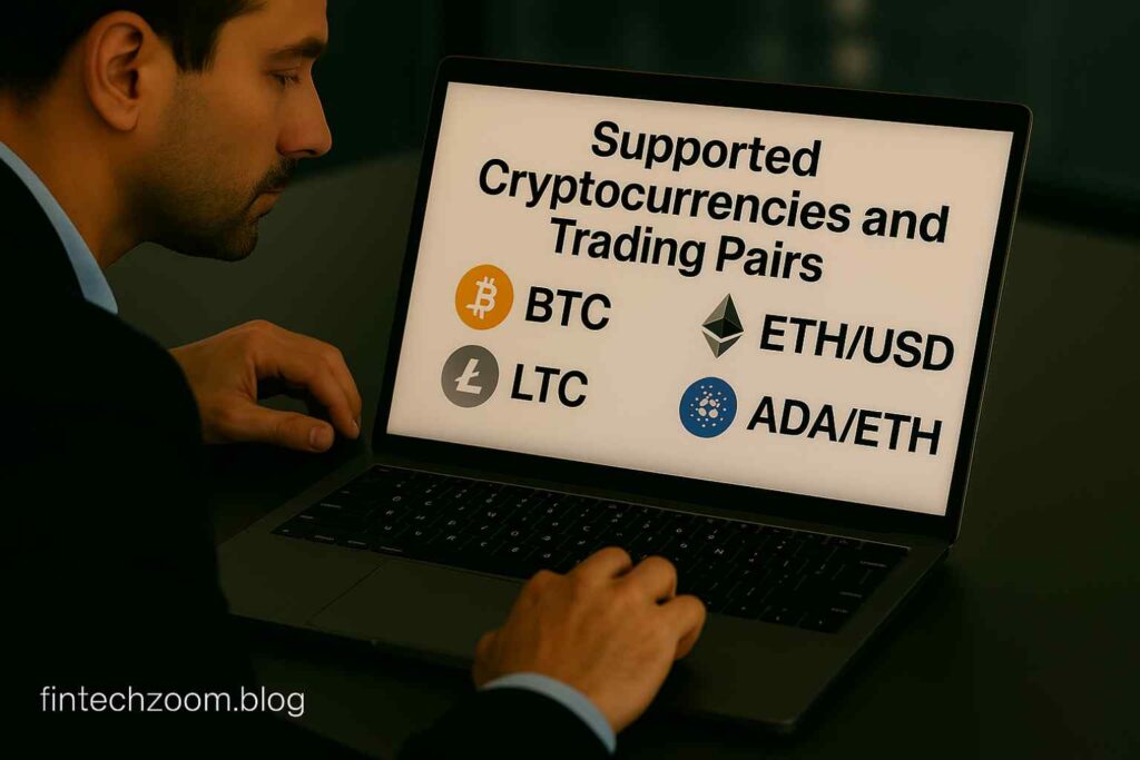 Supported Cryptocurrencies and Trading Pairs